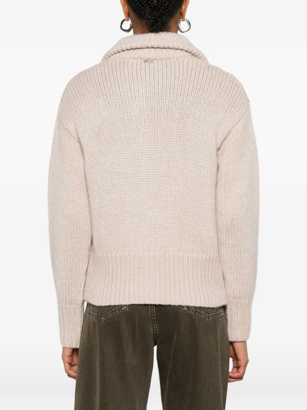 HERNO Elegant Wool Blend Cardigan for Women