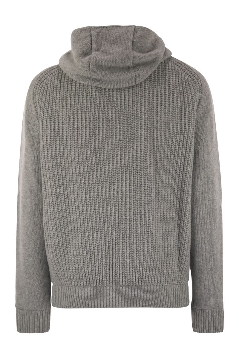 HERNO Reversible Padded Wool Bomber Jacket