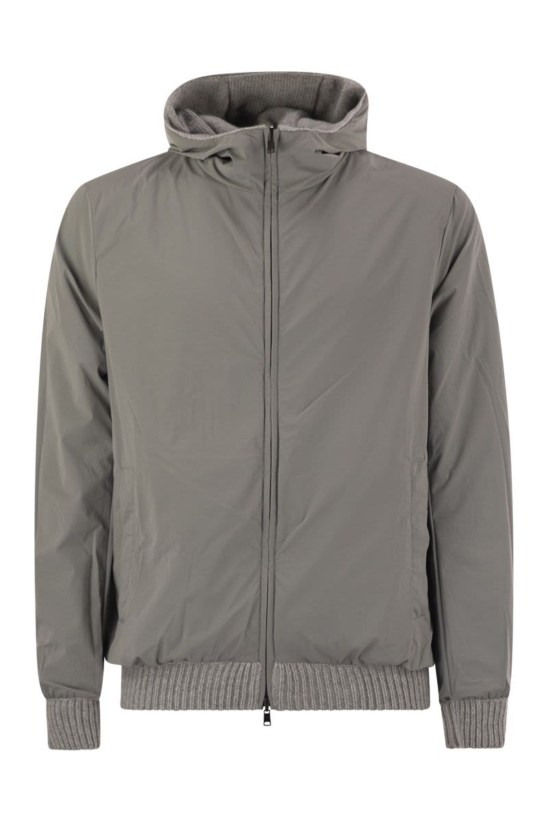 HERNO Reversible Padded Wool Bomber Jacket