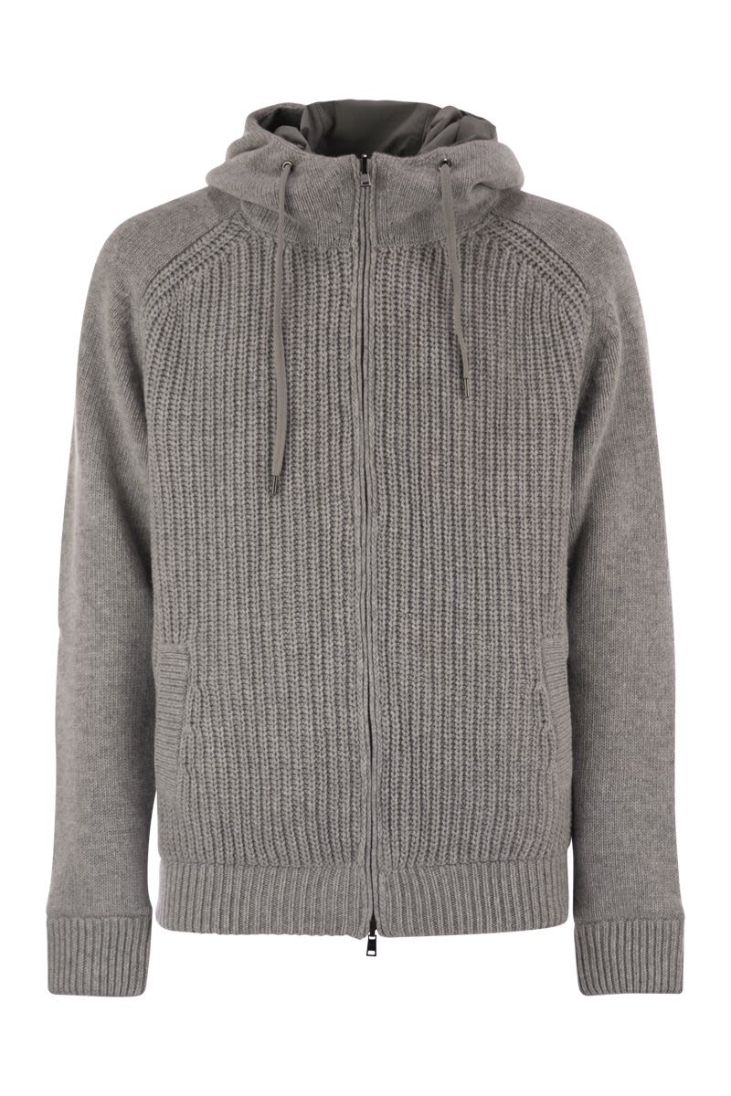 HERNO Reversible Padded Wool Bomber Jacket