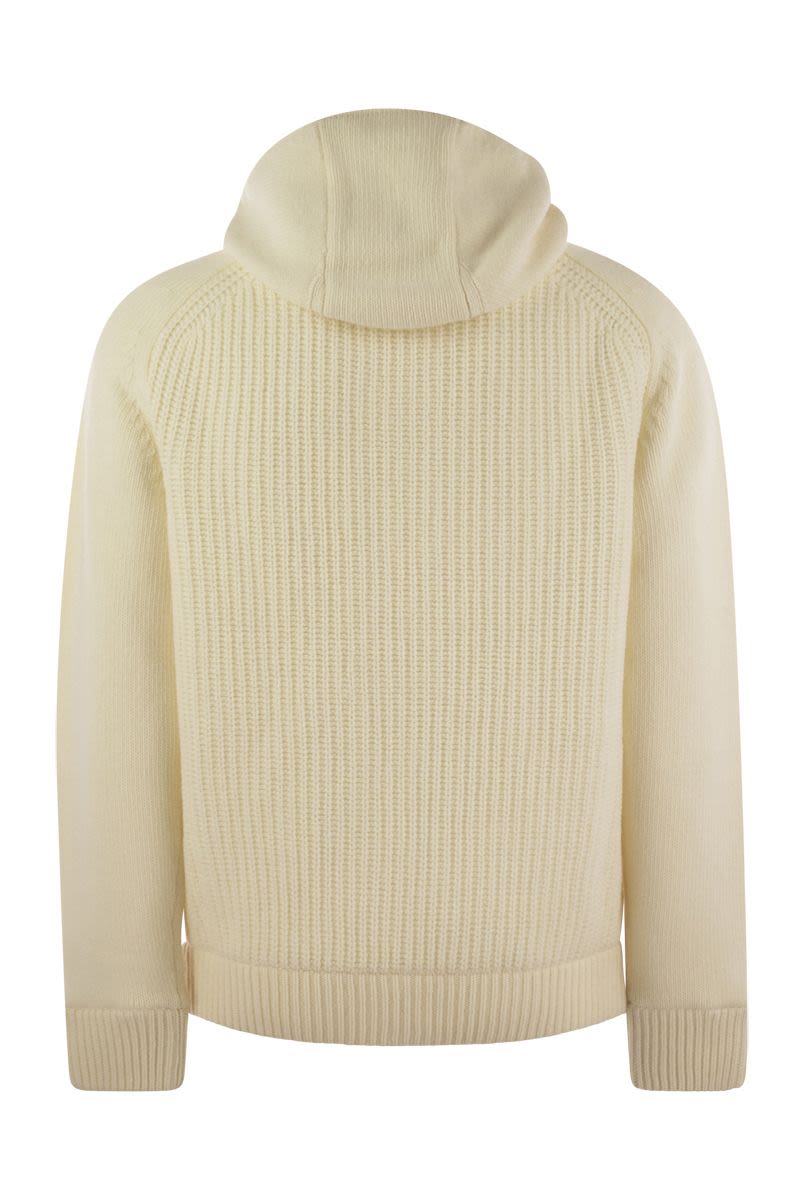 HERNO Reversible Padded Wool Bomber Jacket