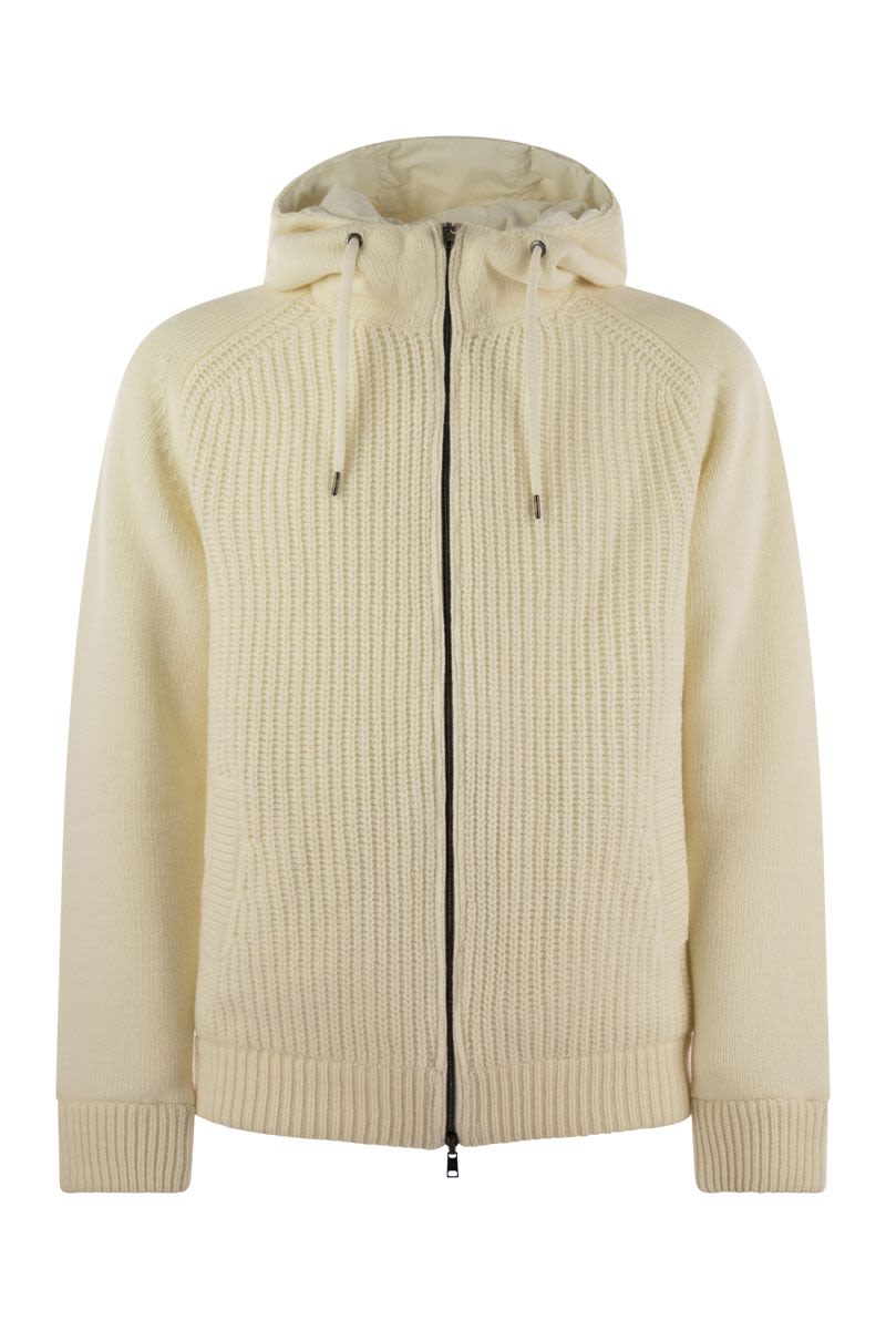 HERNO Reversible Padded Wool Bomber Jacket