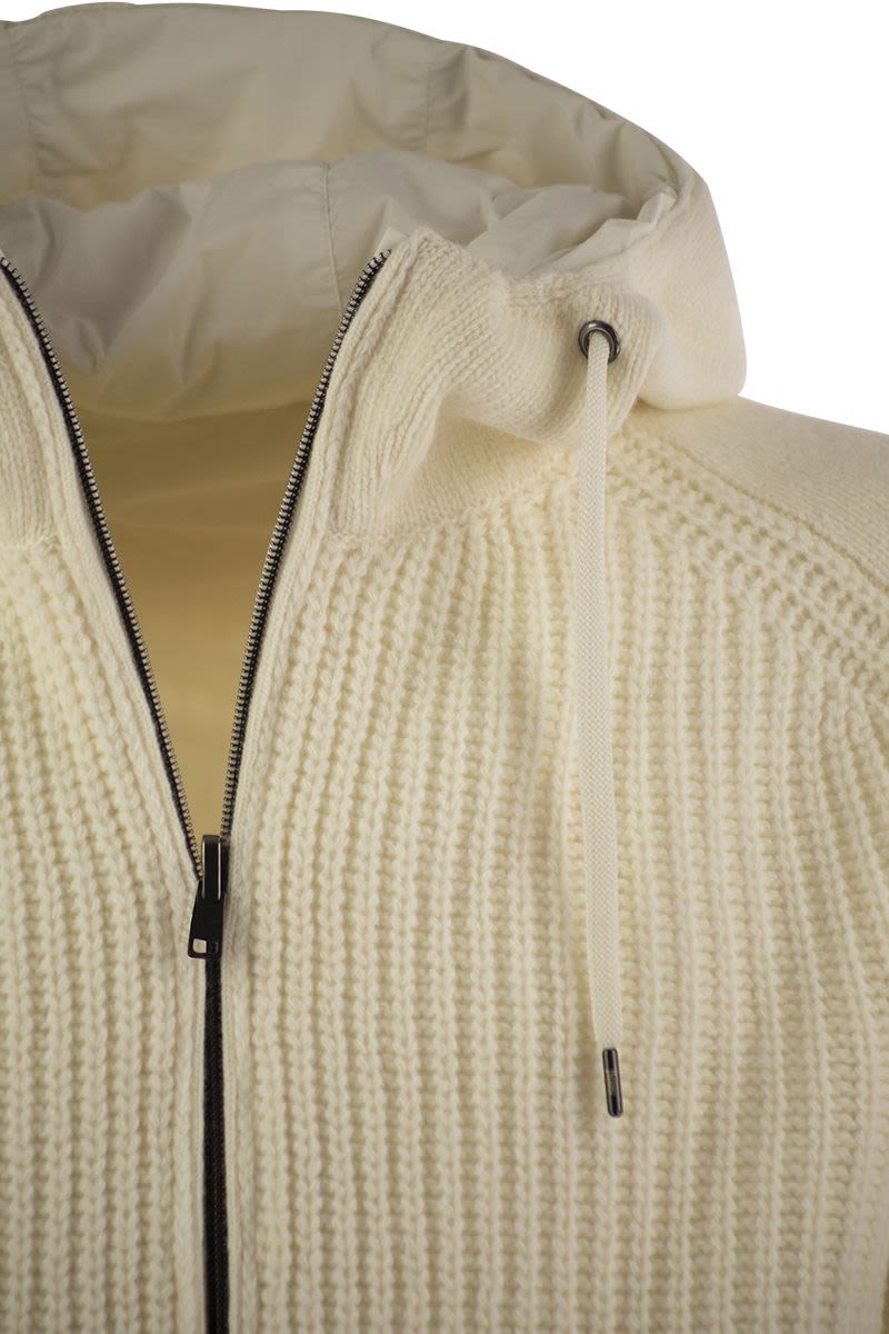 HERNO Reversible Padded Wool Bomber Jacket