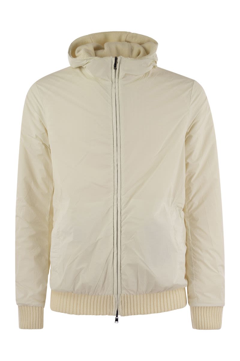 HERNO Reversible Padded Wool Bomber Jacket