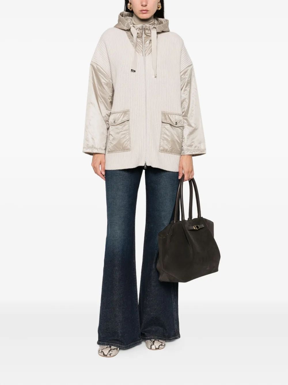 HERNO Wool Resort Jacket in Lightweight Nylon