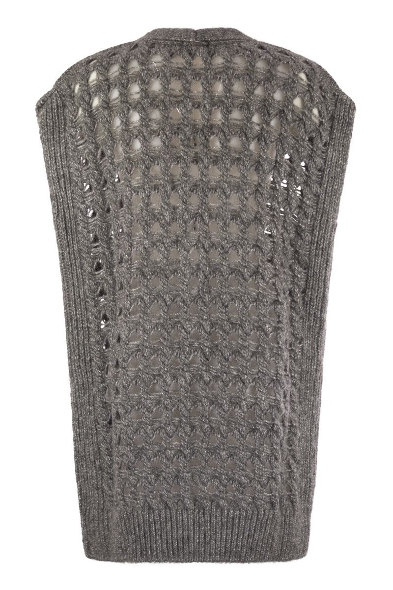 HERNO Sleeveless Long Cardigan
