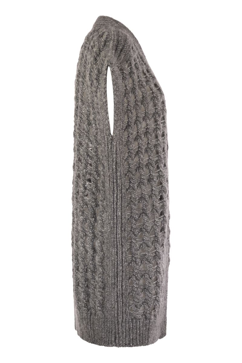 HERNO Sleeveless Long Cardigan