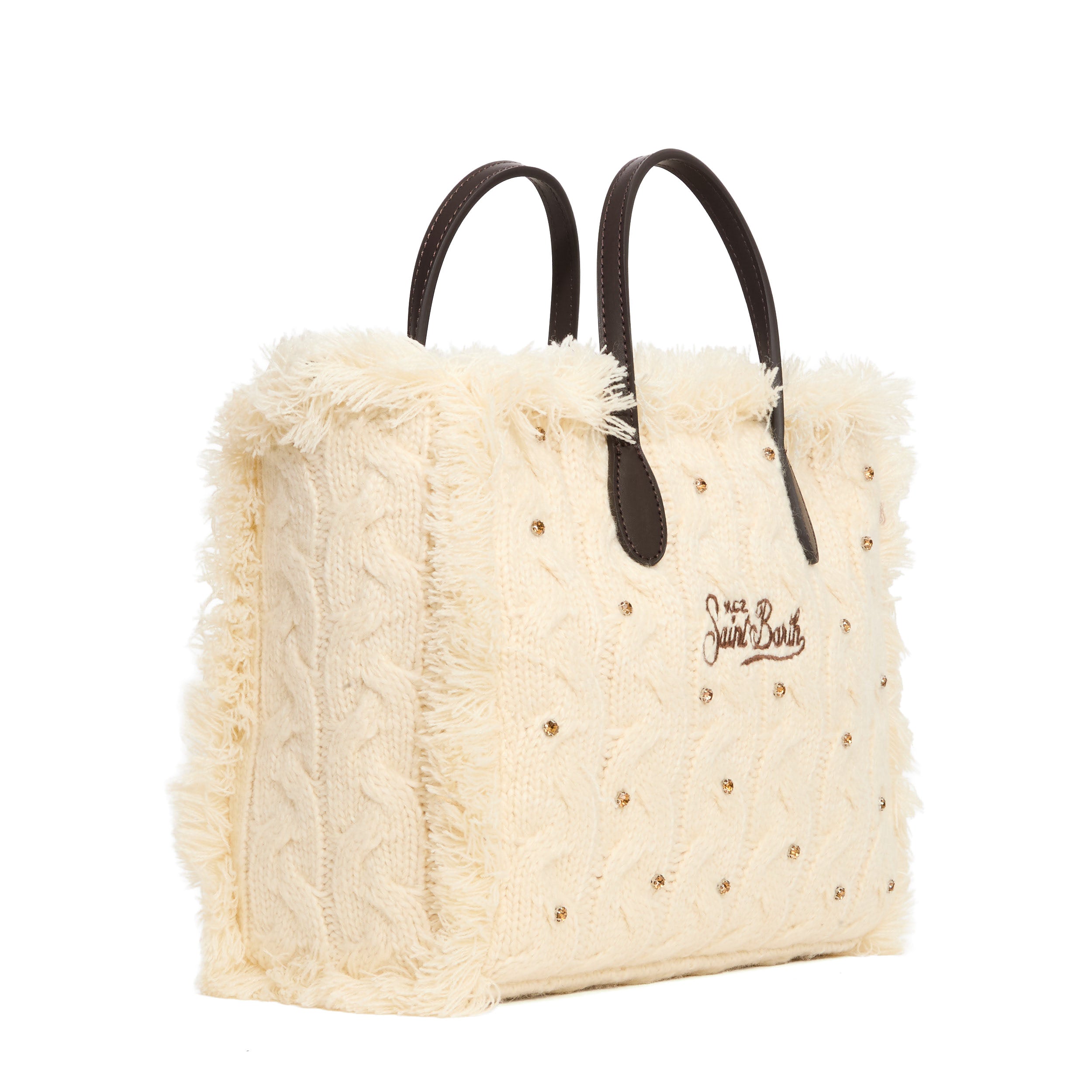 MC2 SAINT BARTH Fringed Colette Handbag - 30 x 22 x 15 cm