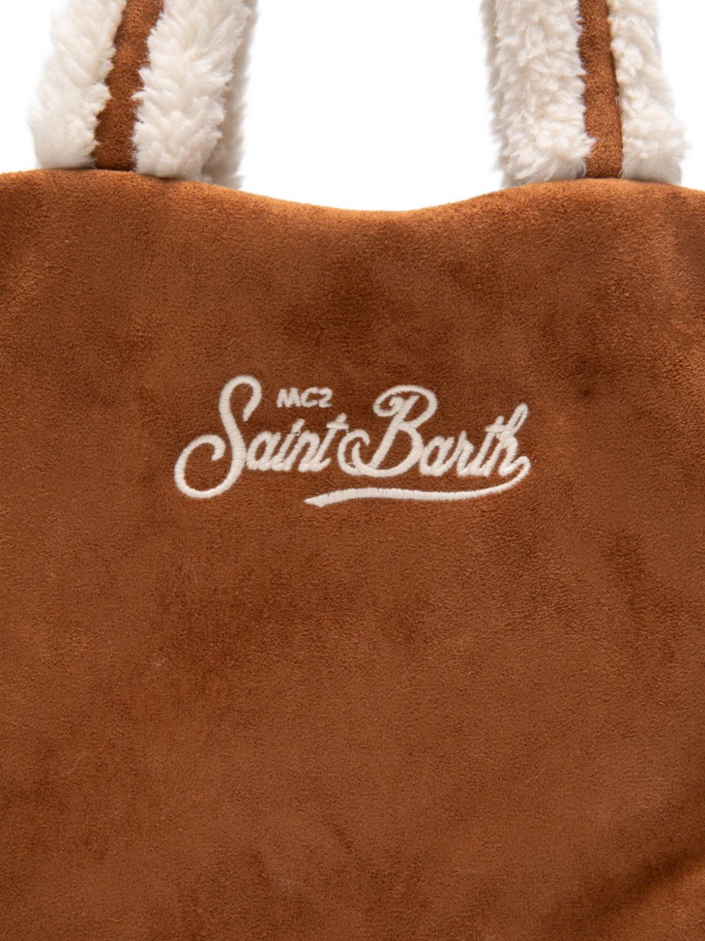 MC2 SAINT BARTH Cozy Faux Shearling Mini Handbag