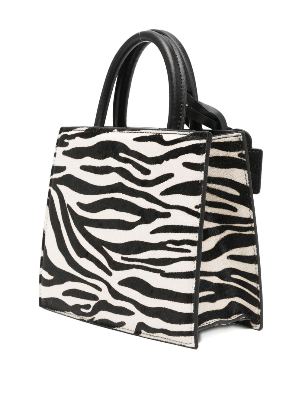 MC2 SAINT BARTH Mini Zebra Print Handbag