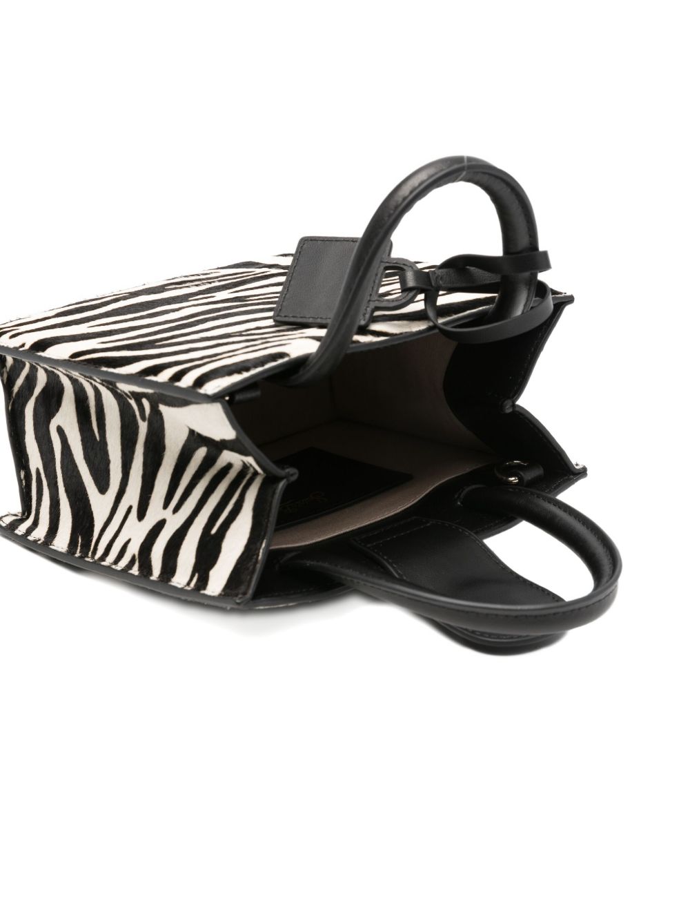 MC2 SAINT BARTH Mini Zebra Print Handbag
