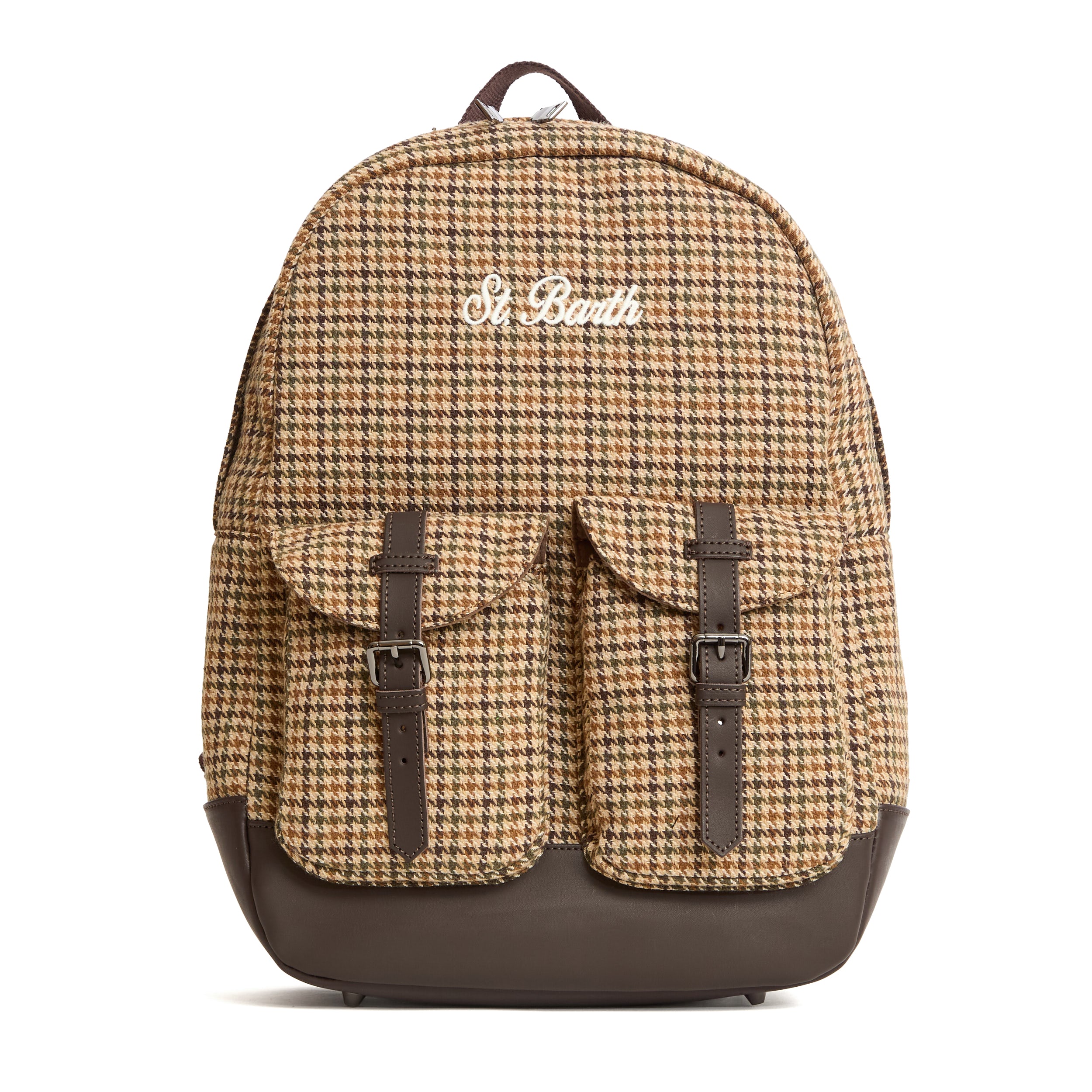 MC2 SAINT BARTH Stylish Houndstooth Backpack (45 x 30 x 18 cm)