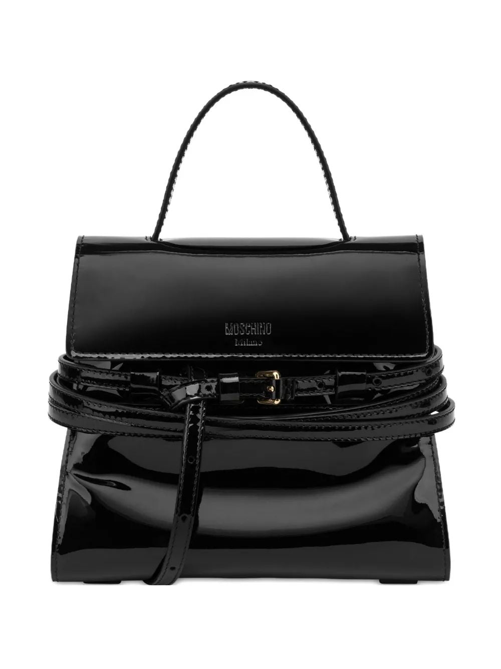 MOSCHINO COUTURE Tie Me Mini Tote Handbag