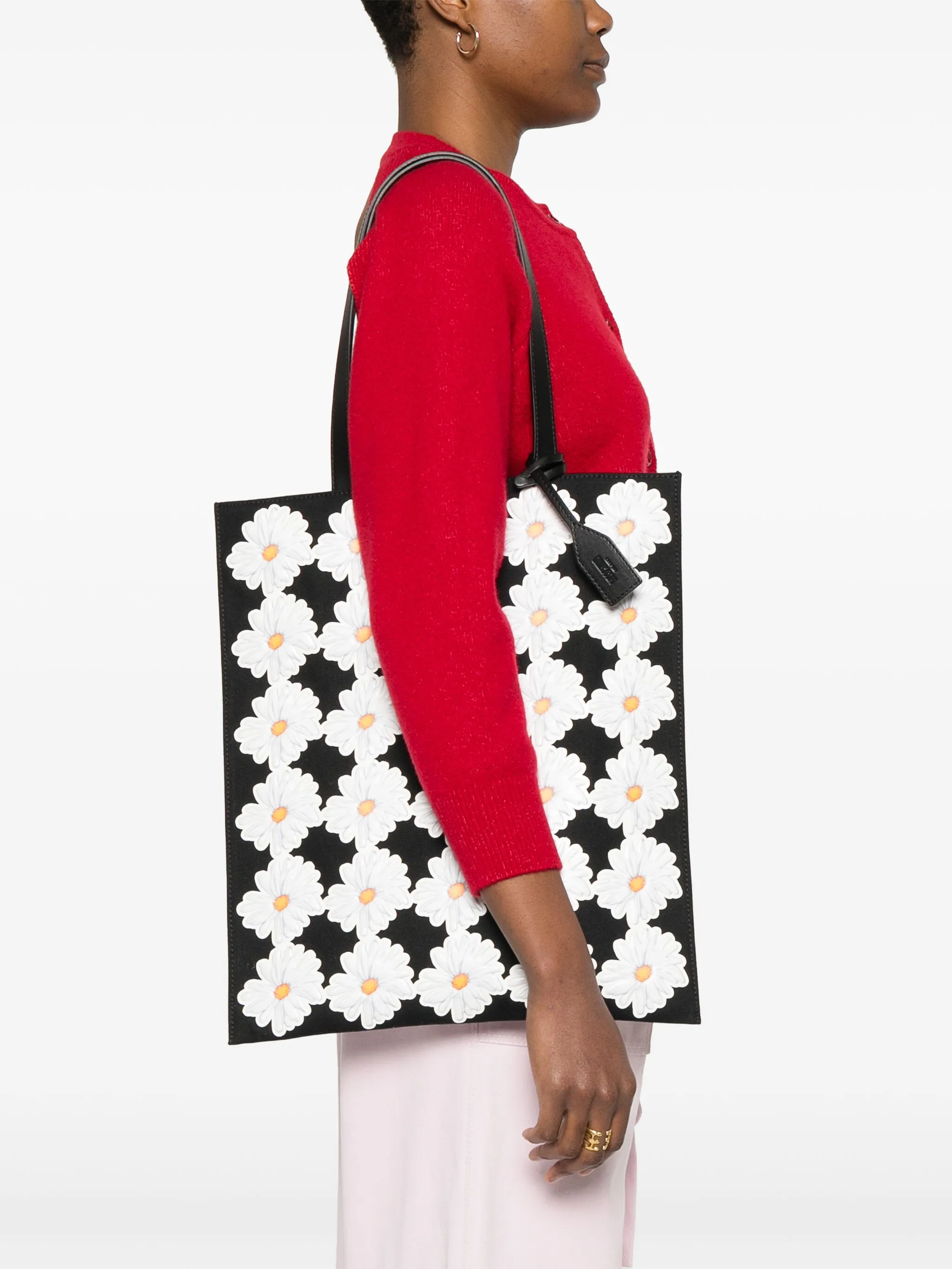 MOSCHINO COUTURE Daisy Tote Handbag - 42 CM Height, 32 CM Width