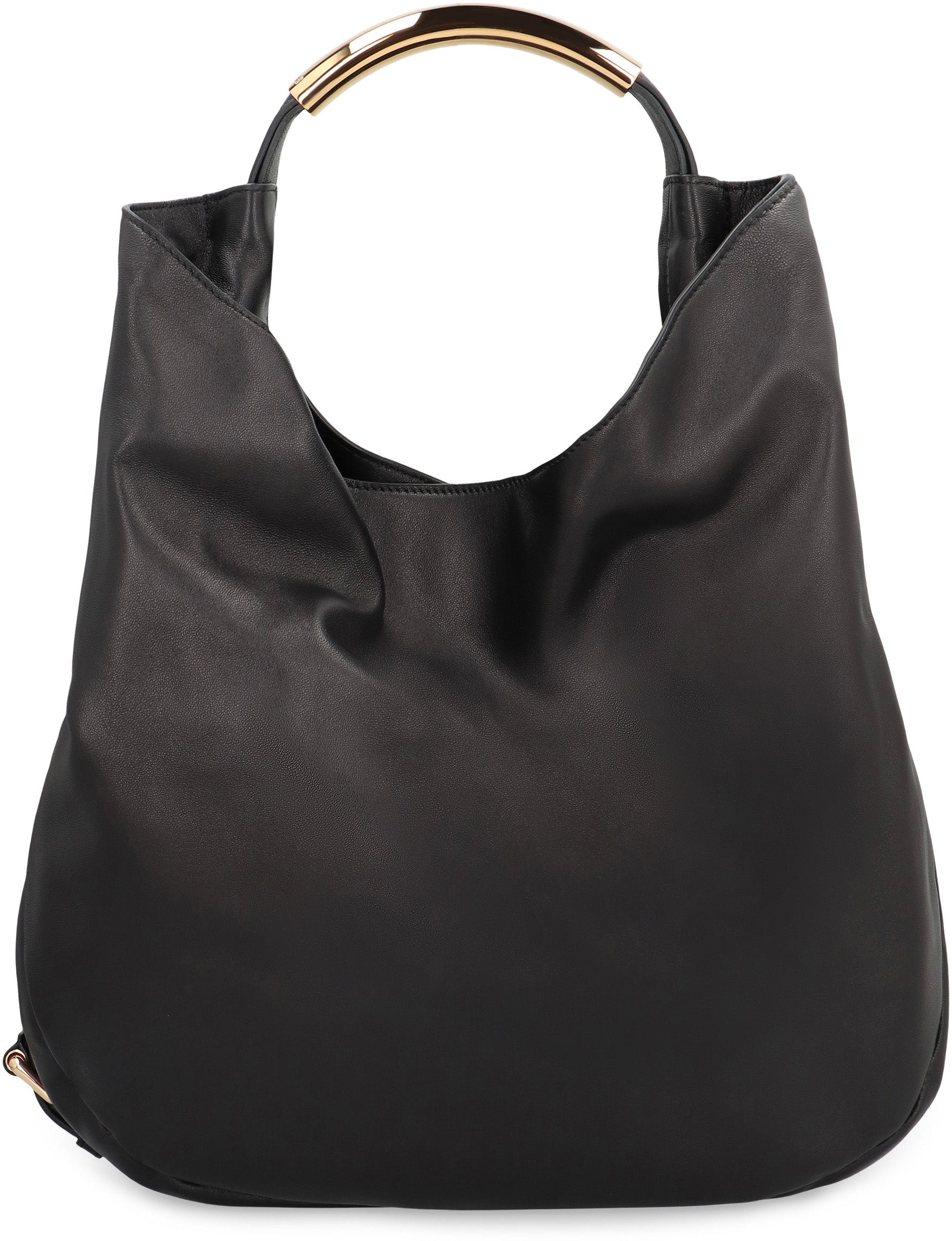 MOSCHINO COUTURE Leather Handbag with Magnetic Fastening - 40x31x11 cm