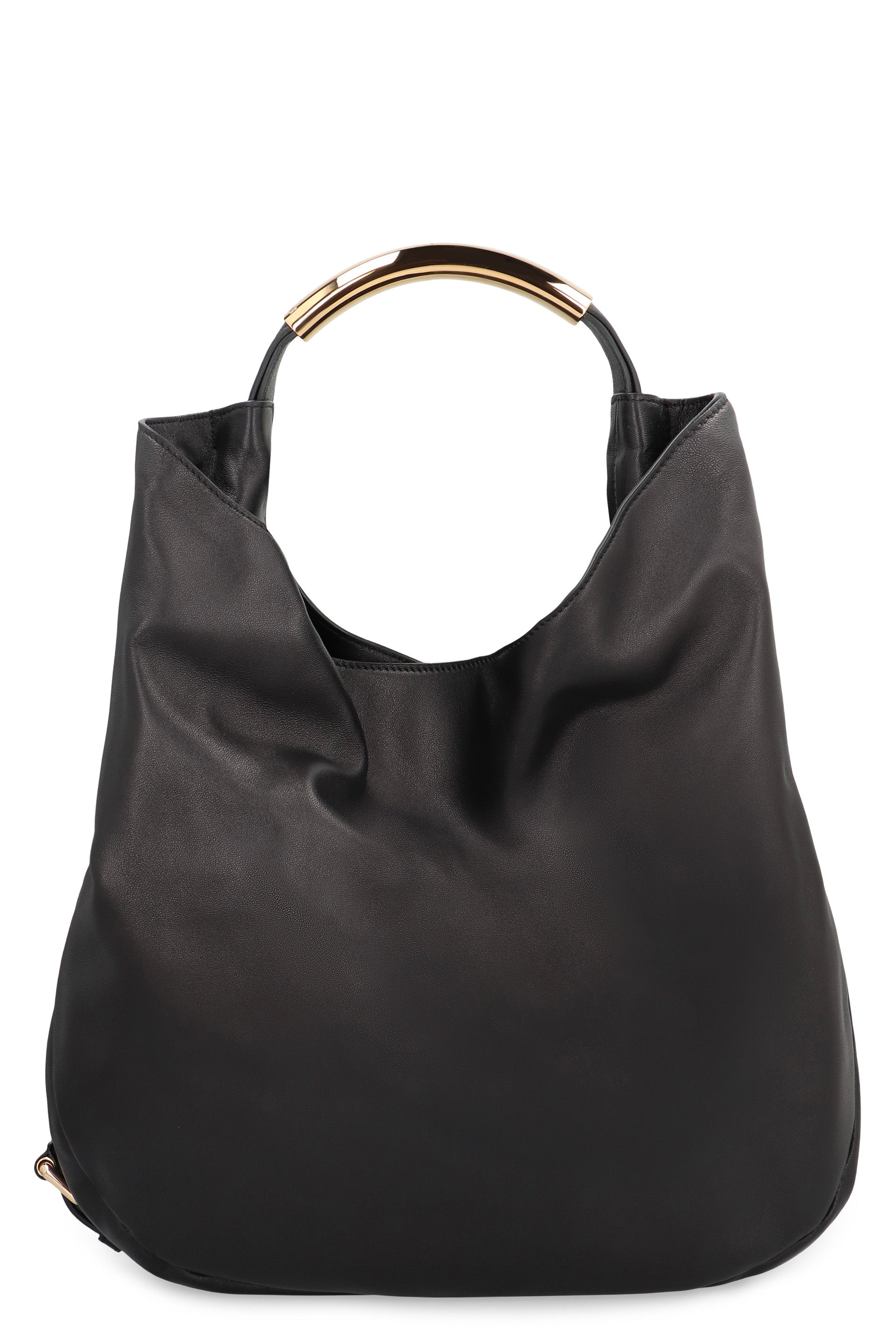 MOSCHINO COUTURE Leather Handbag with Magnetic Fastening - 40x31x11 cm