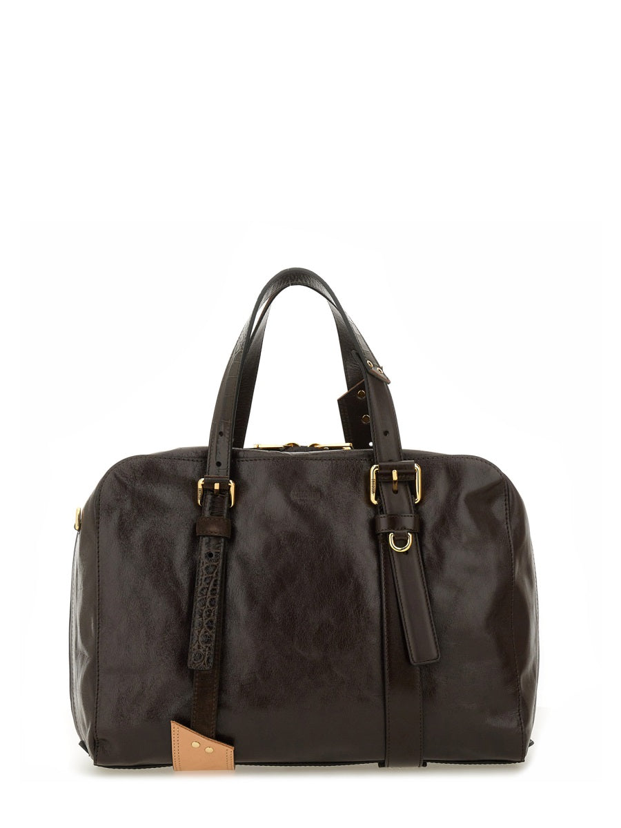 MOSCHINO COUTURE Leather Shoulder Handbag - SS25 Women's Collection