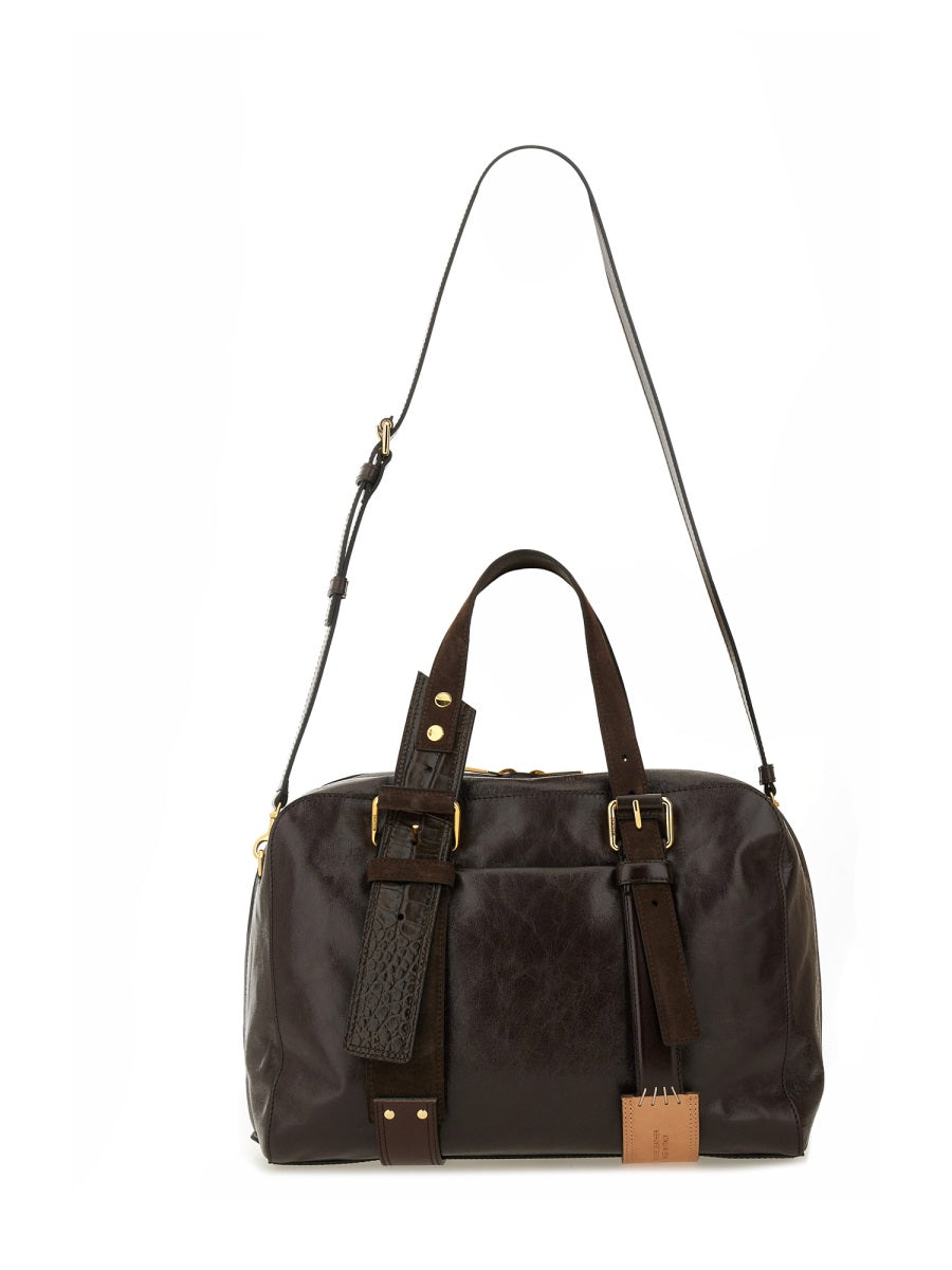 MOSCHINO COUTURE Leather Shoulder Handbag - SS25 Women's Collection