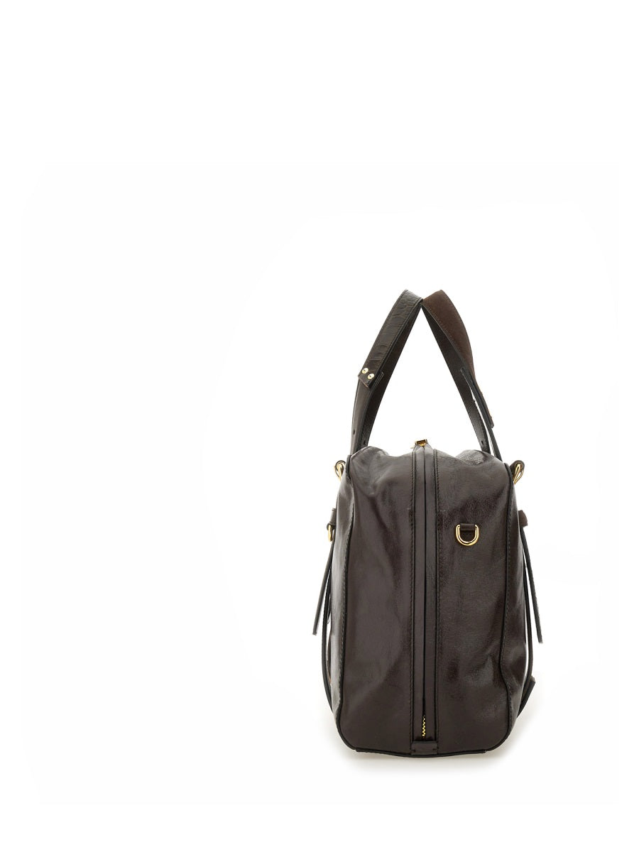 MOSCHINO COUTURE Leather Shoulder Handbag - SS25 Women's Collection