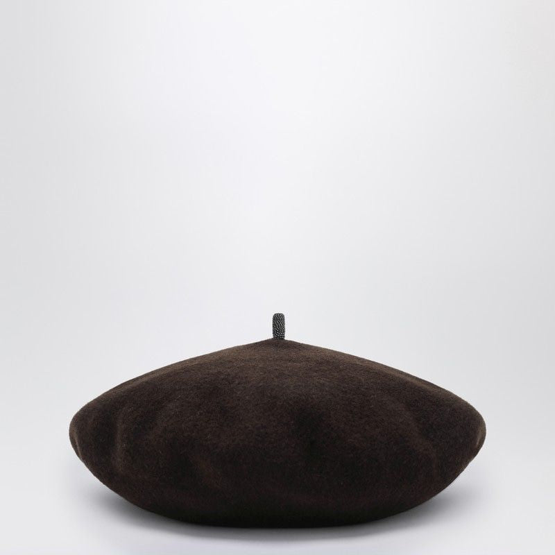 BRUNELLO CUCINELLI Wool Beanie with Elegant Detail