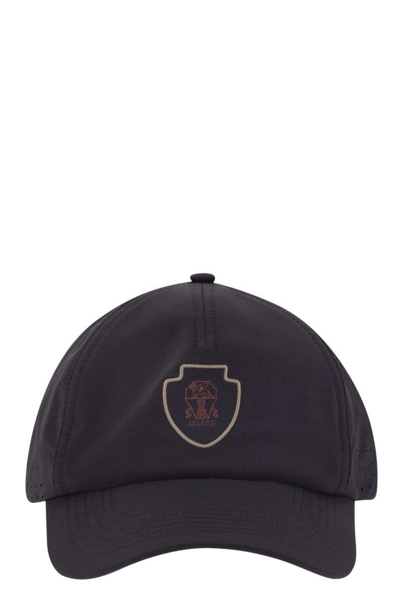 BRUNELLO CUCINELLI Tech Fabric Baseball Cap with Logo