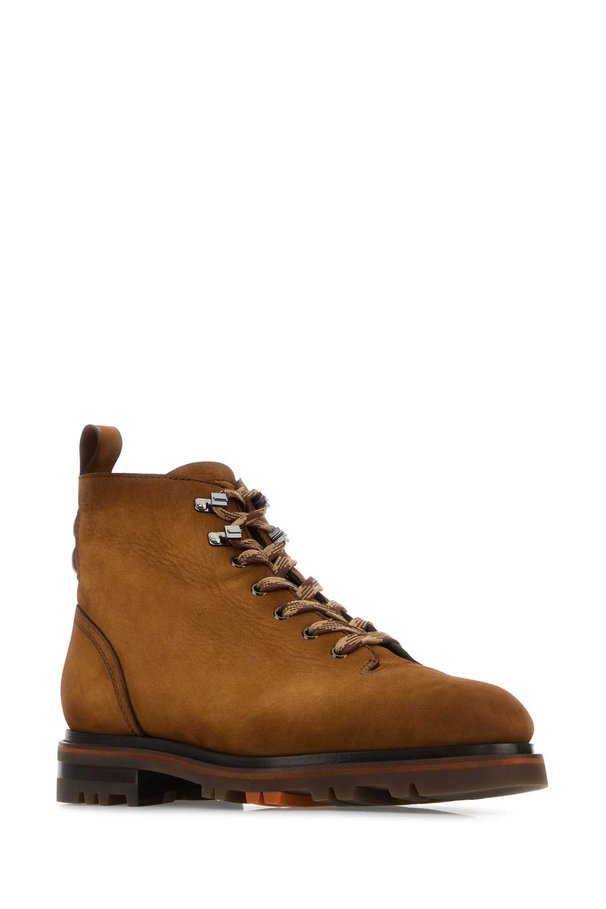 SANTONI Men's Suede Ankle Boots