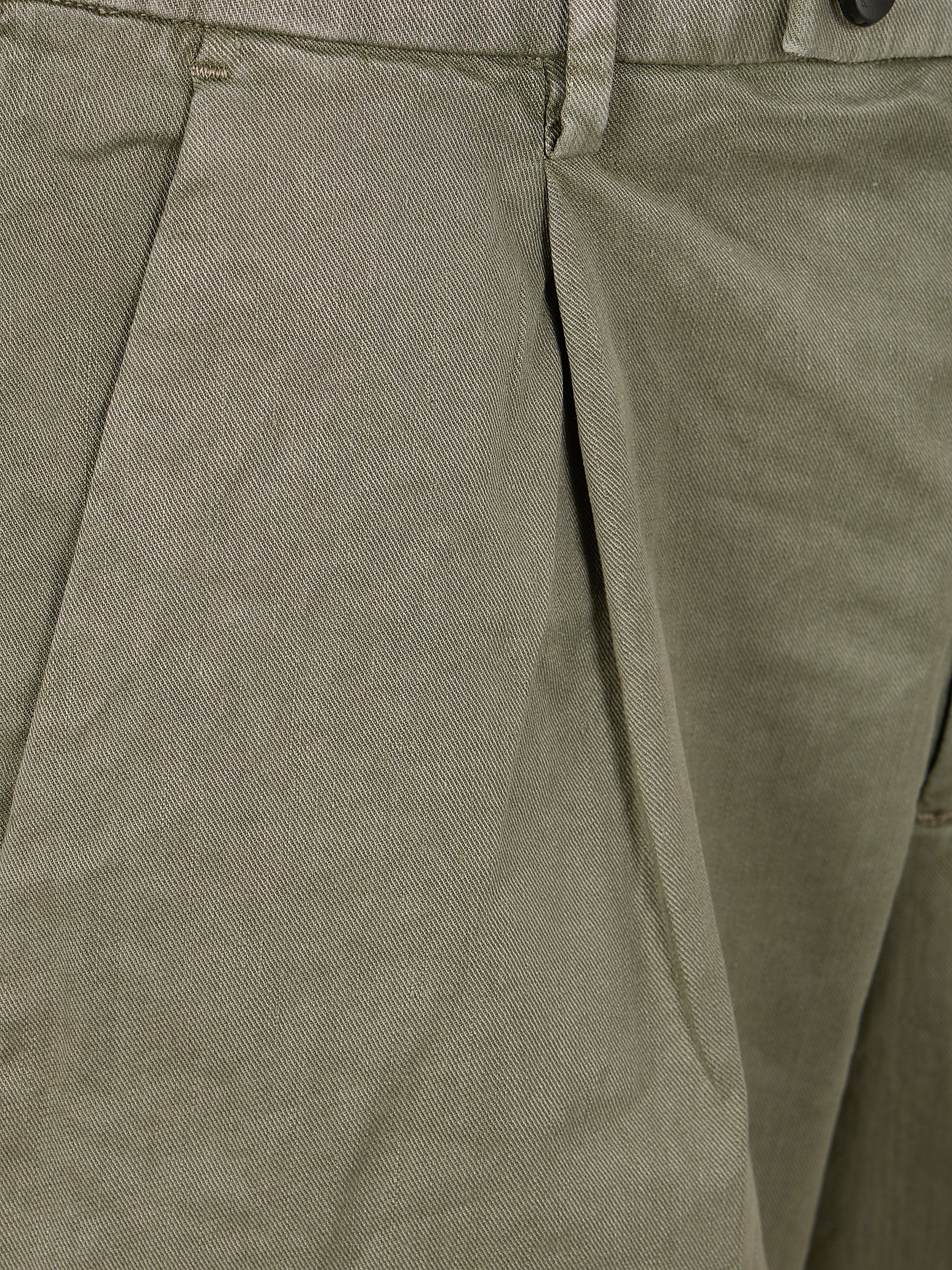 MICHAEL COAL Men's Relaxed Fit Mini Bermuda Trousers