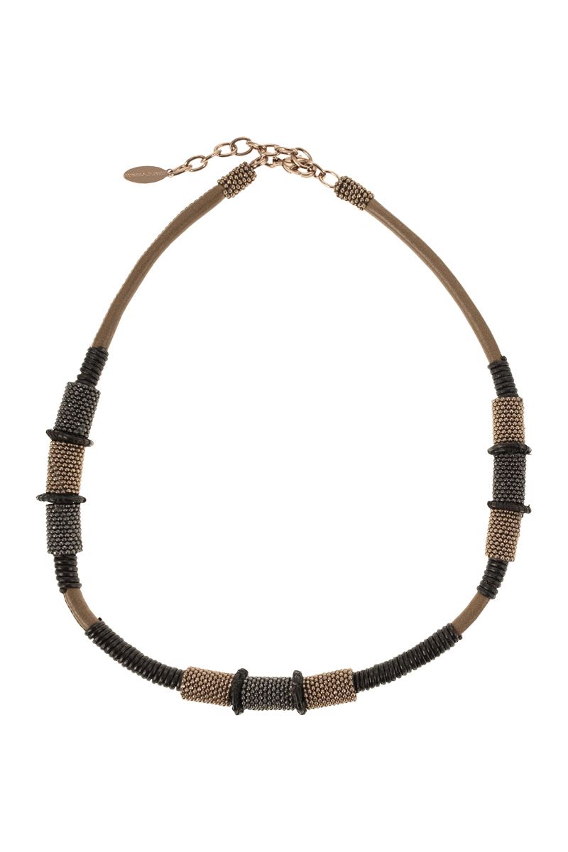 BRUNELLO CUCINELLI Chic Choker Necklace in Precious Materials