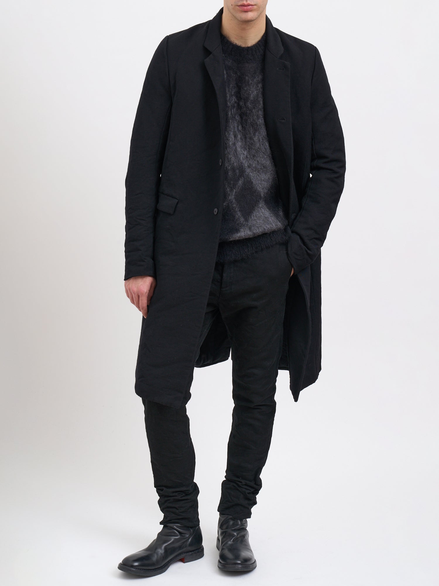 POEME BOHEMIEN Regular Wool Jacket Size 50 for Men