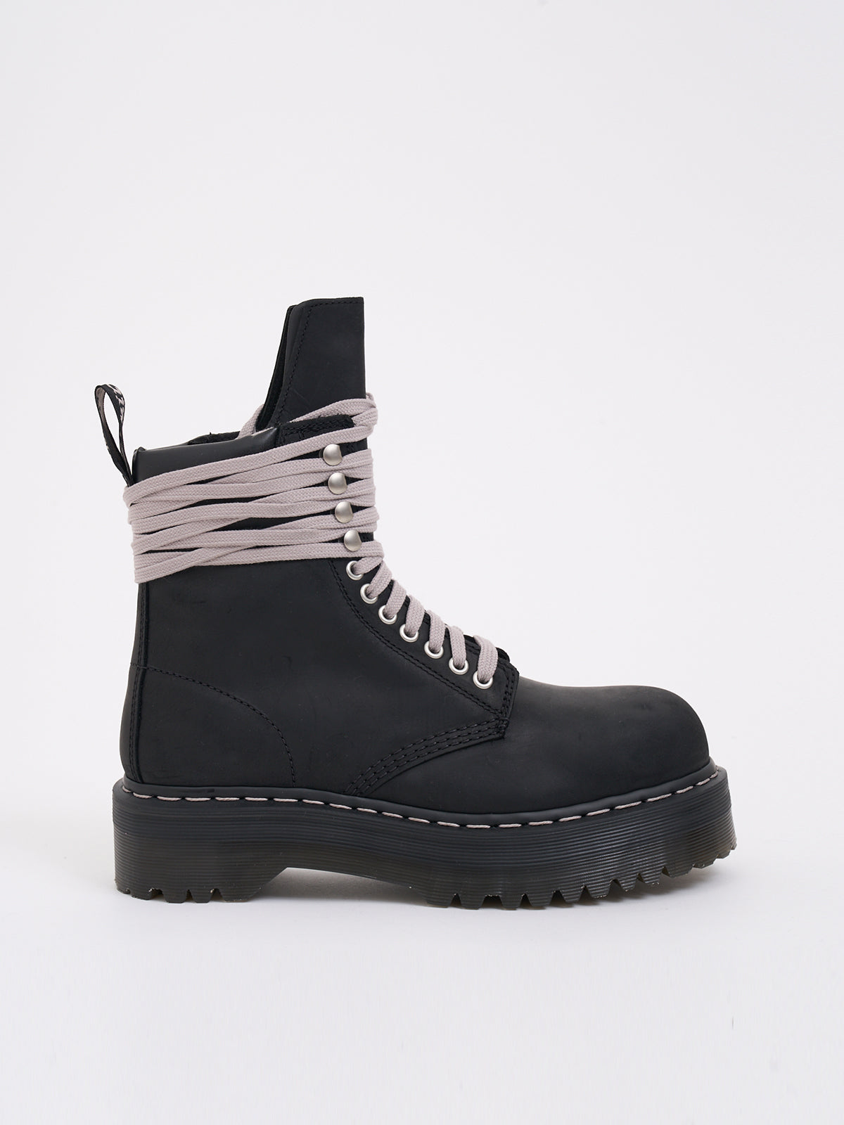 RICK OWENS Steel Toe Quad Sole Boots for Women