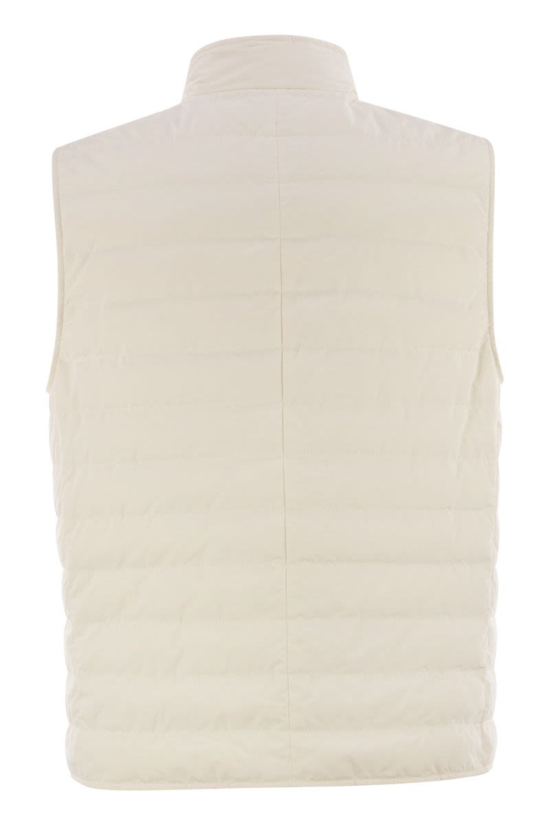 BRUNELLO CUCINELLI Lightweight Sleeveless Down Jacket for Men