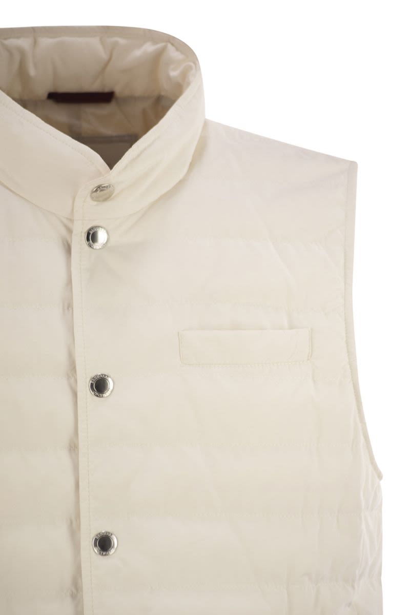 BRUNELLO CUCINELLI Lightweight Sleeveless Down Jacket for Men