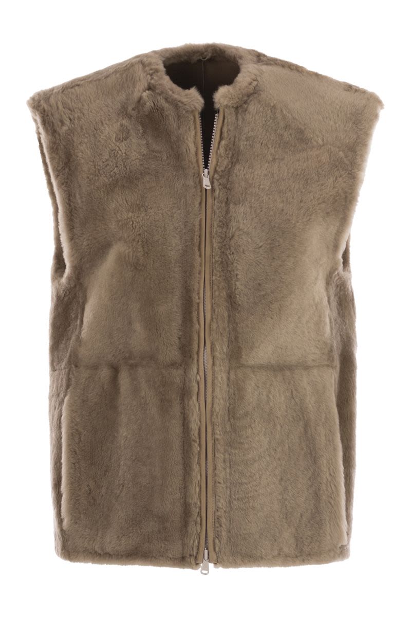 BRUNELLO CUCINELLI Cashmere Outerwear with Fur Collar for Women