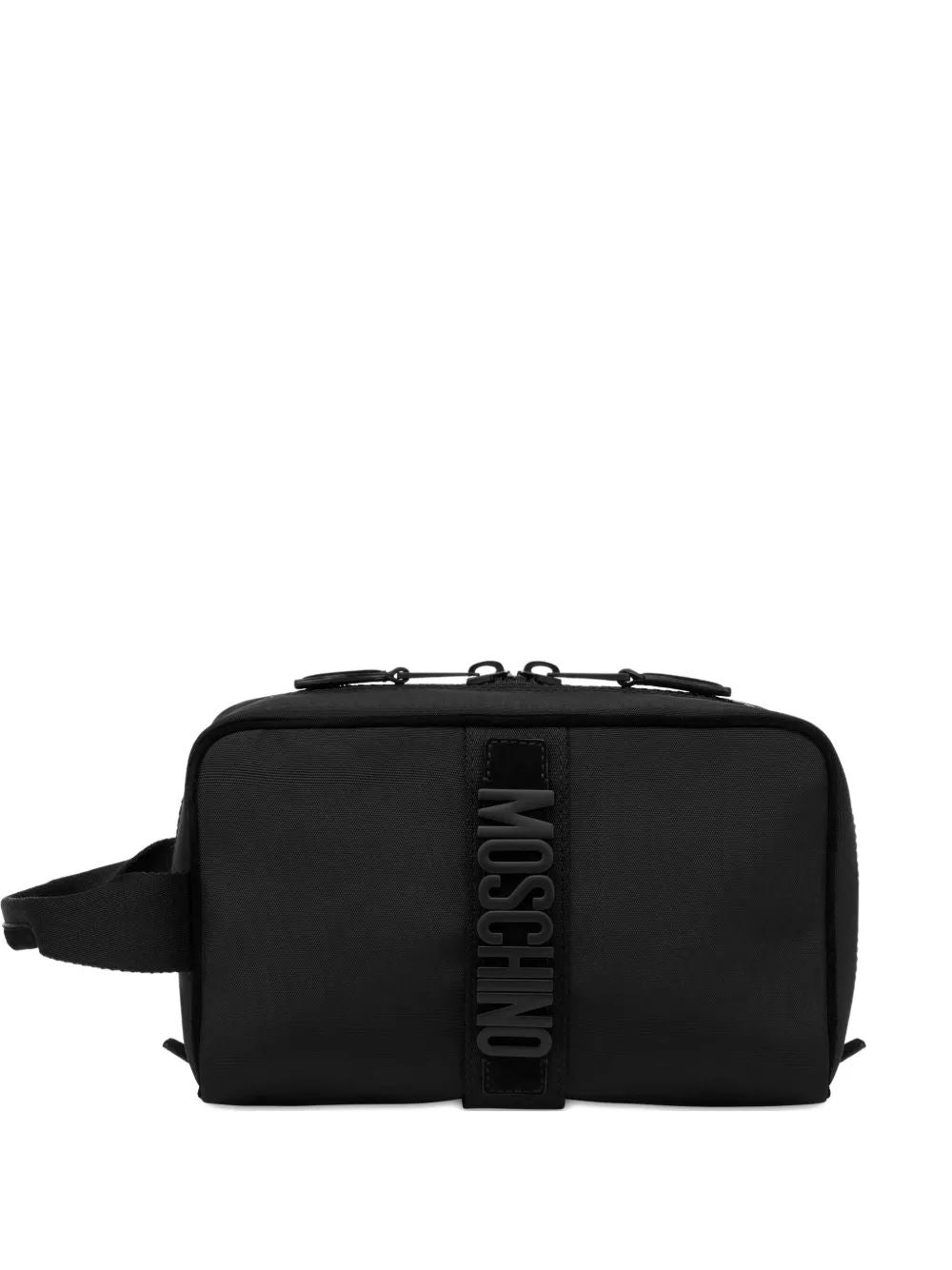 MOSCHINO COUTURE Mini Logo-Plaque Leather Handbag