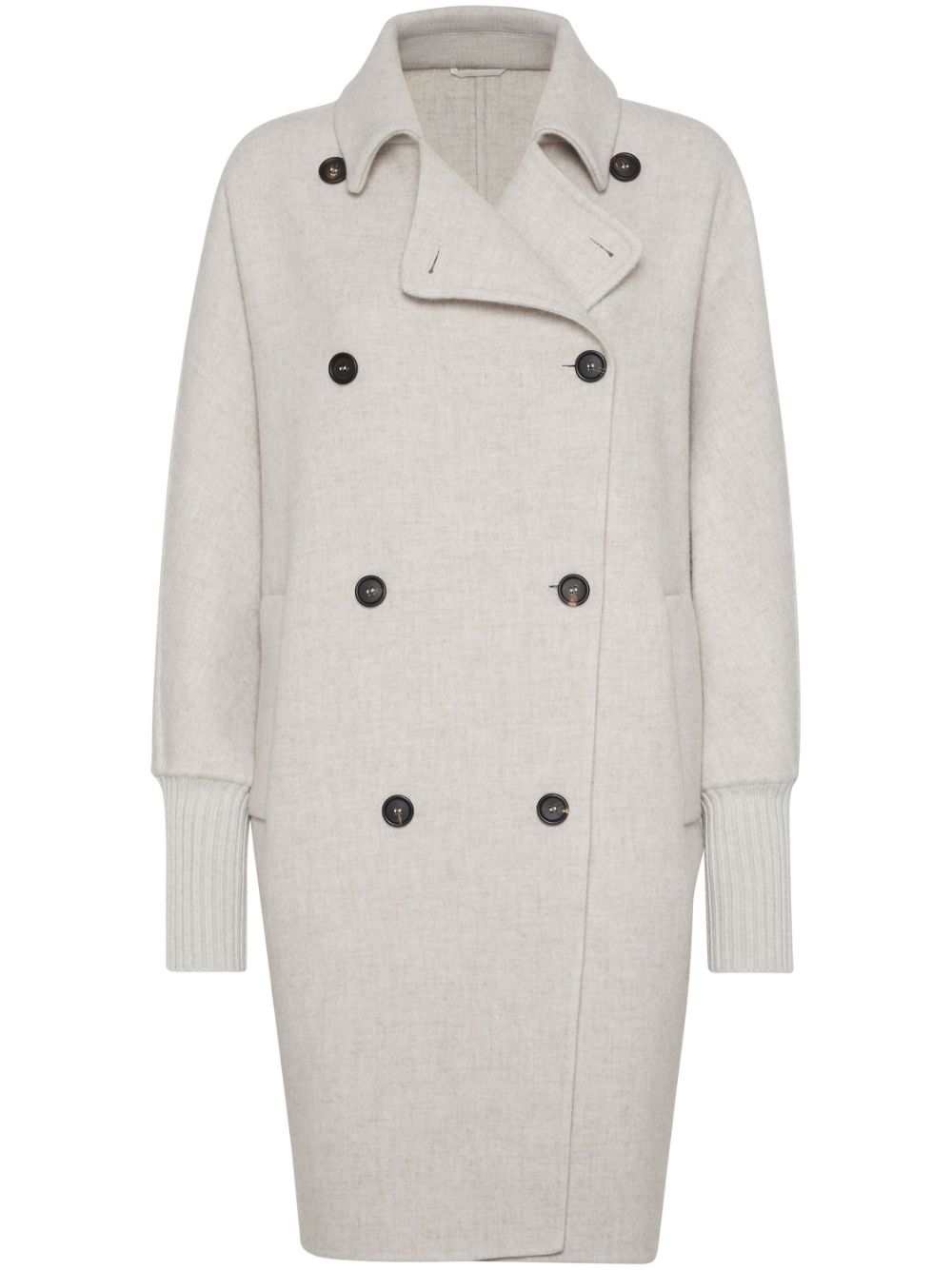 BRUNELLO CUCINELLI Women's Cashmere Over Peacoat for FW24