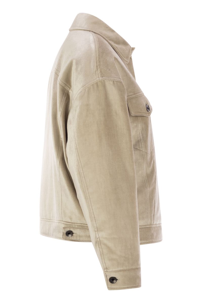 BRUNELLO CUCINELLI Mini Four-Pocket Jacket with Thermore® Padding