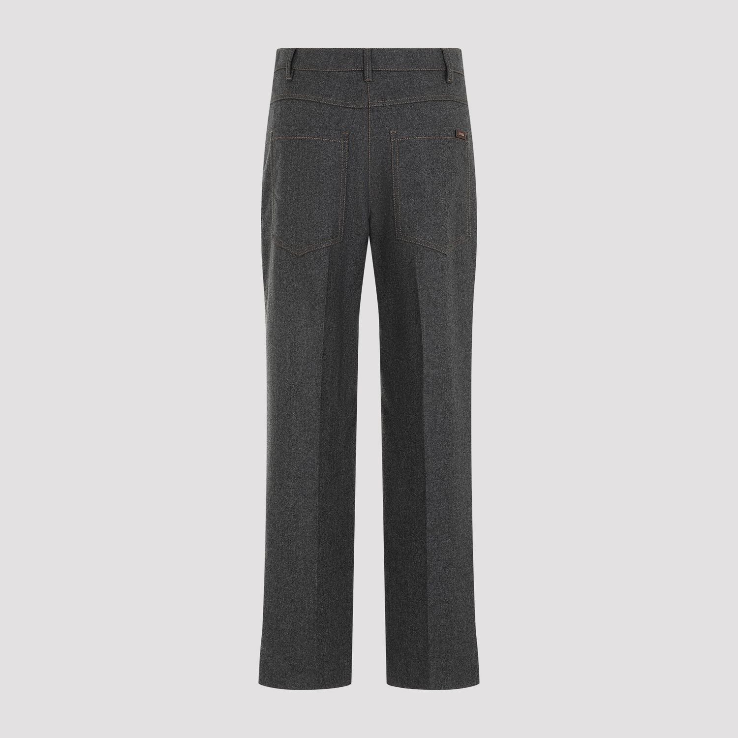 BRUNELLO CUCINELLI Cropped Flannel Pants for Women
