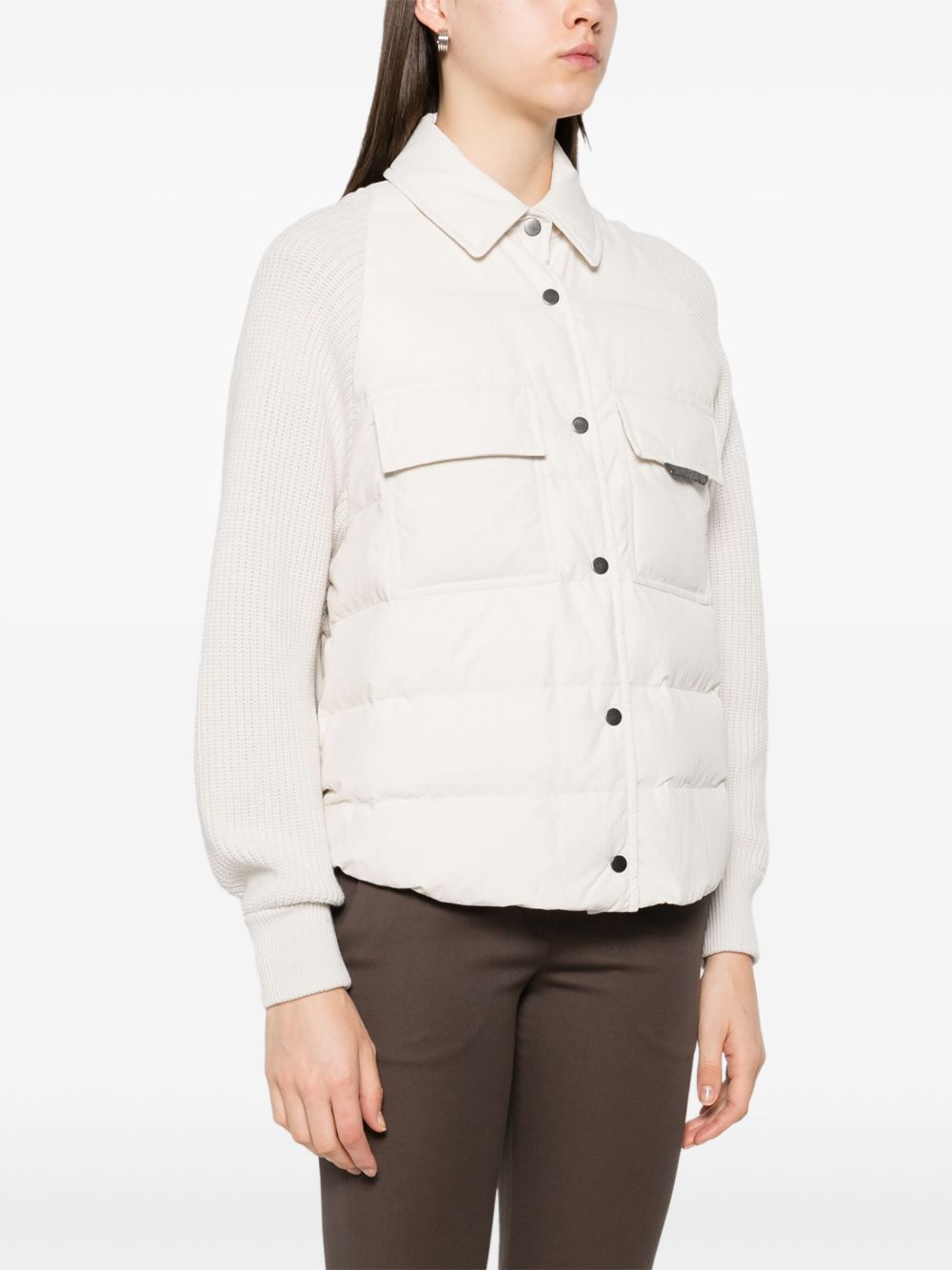 BRUNELLO CUCINELLI Women’s Classic Press-Stud Jacket