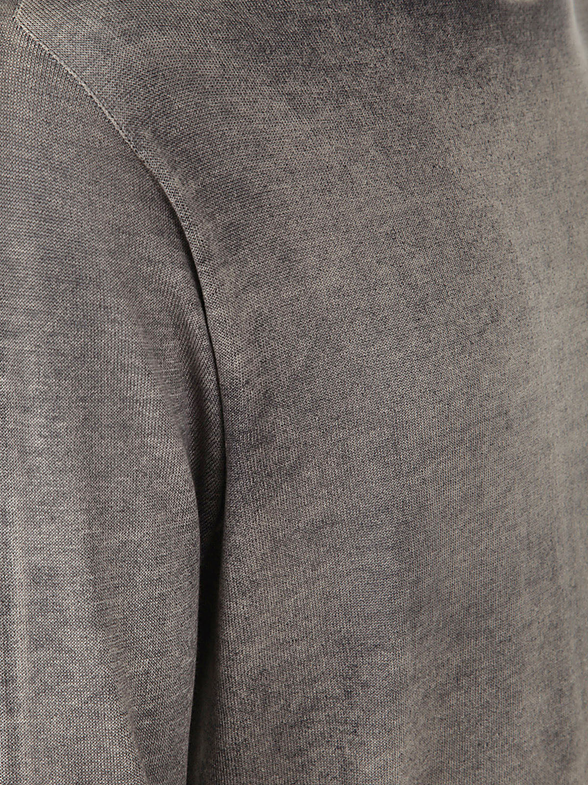 MD75 Regular Crew Neck Sweater with Ribbed Neck