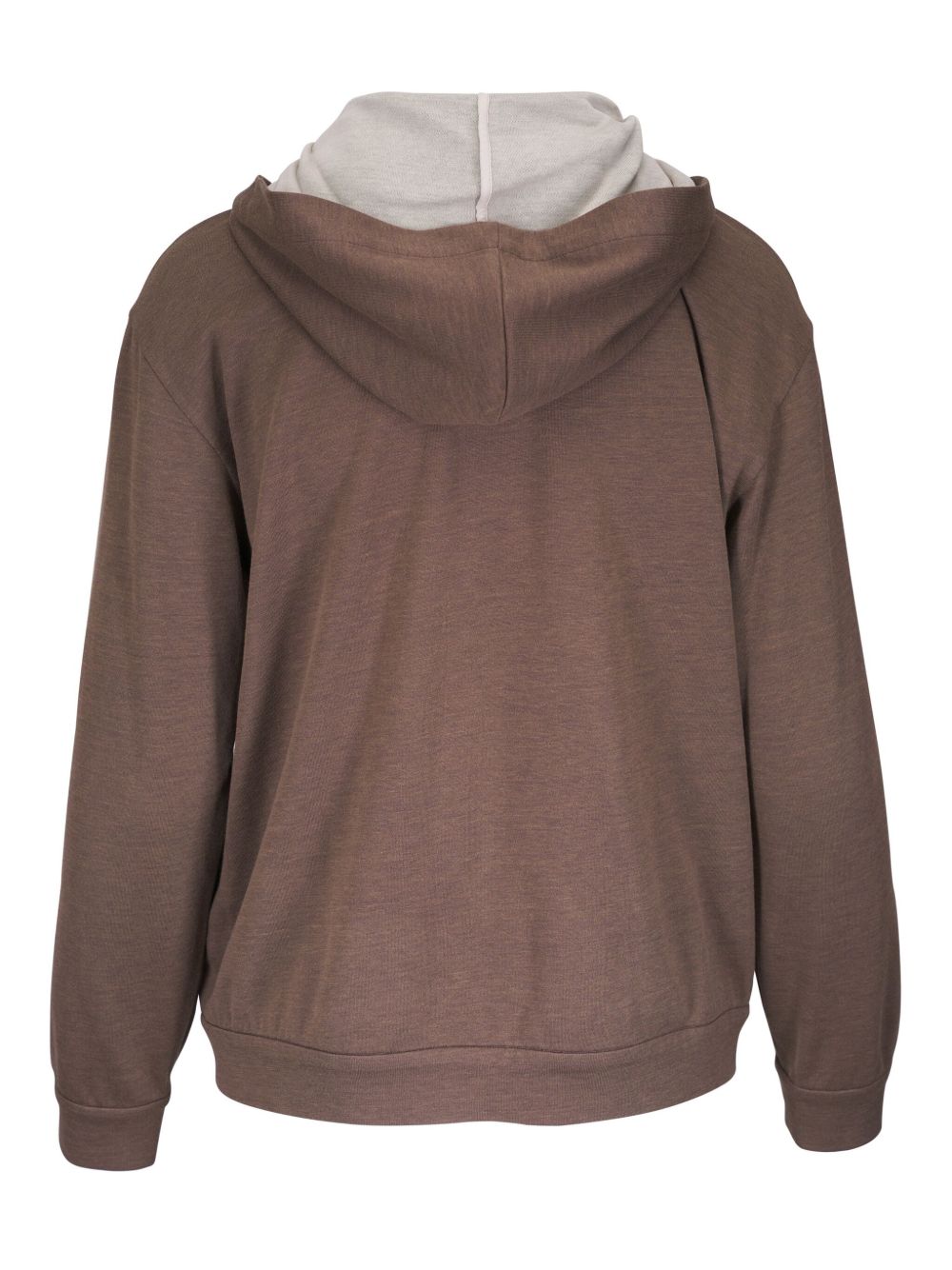 BRUNELLO CUCINELLI Animal Print Zip-Up Hoodie Sweater for Women - FW25