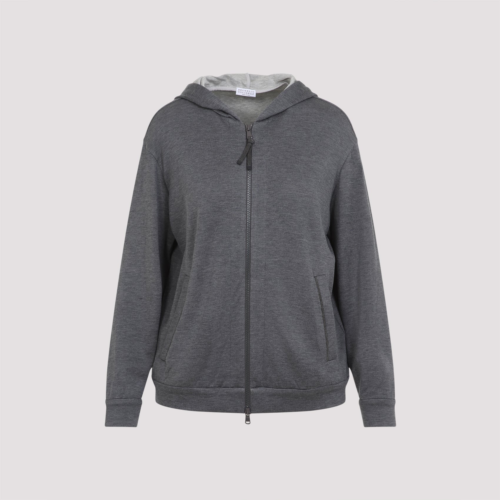 BRUNELLO CUCINELLI Classic Hooded Zip Sweater for Women