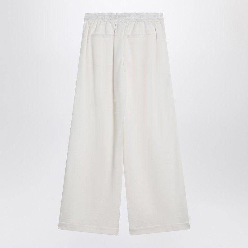 BRUNELLO CUCINELLI Wide Trousers in Cotton and Silk for Women