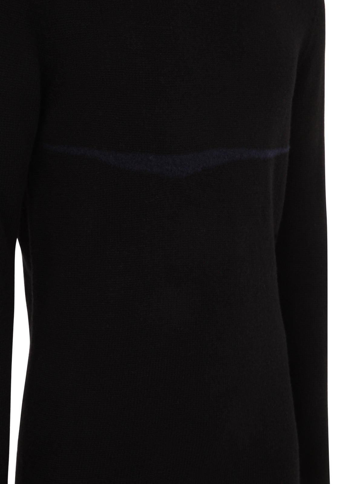 MD75 Wool Cashmere Pullover with Inlay Detail - Men's