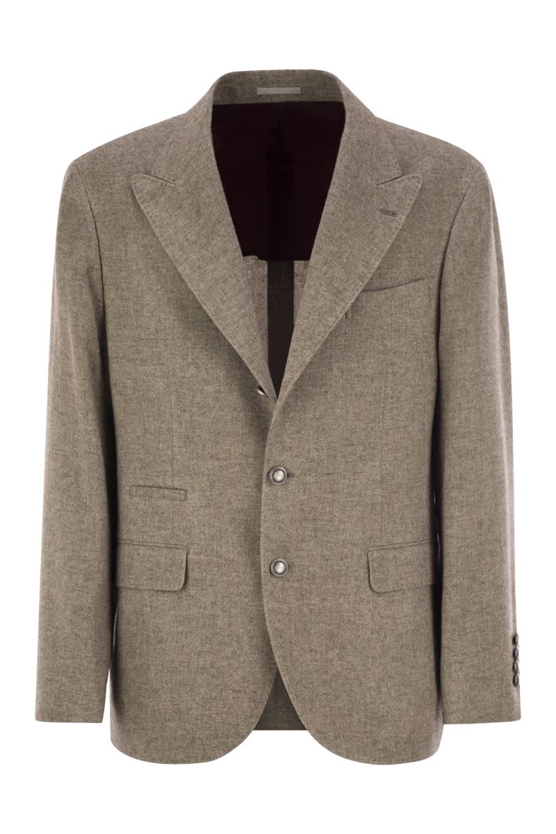 BRUNELLO CUCINELLI Deconstructed Jacket in Yack for Men