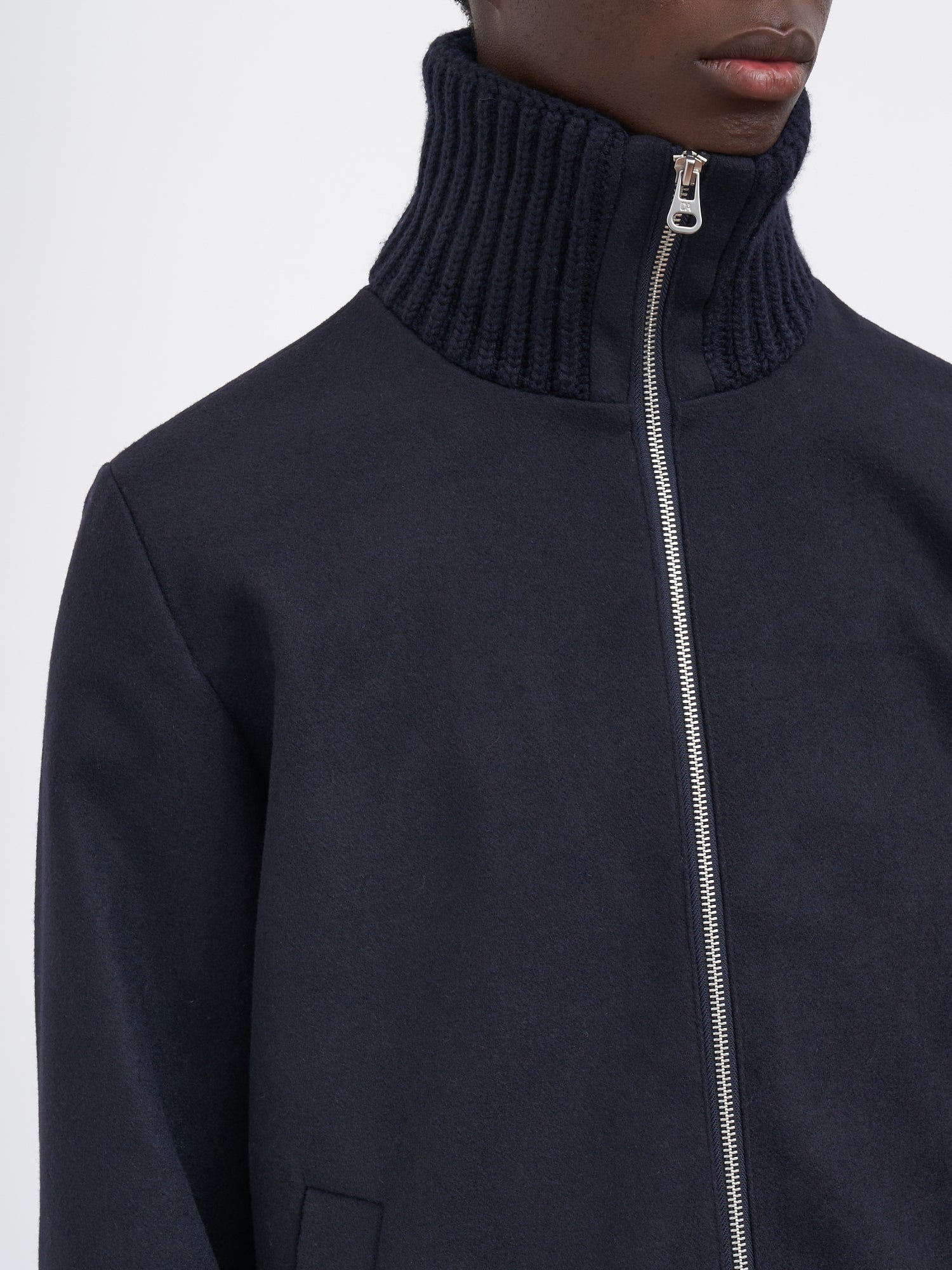 DANIELE ALESSANDRINI Wool Blend Jacket for Men - FW25 Collection