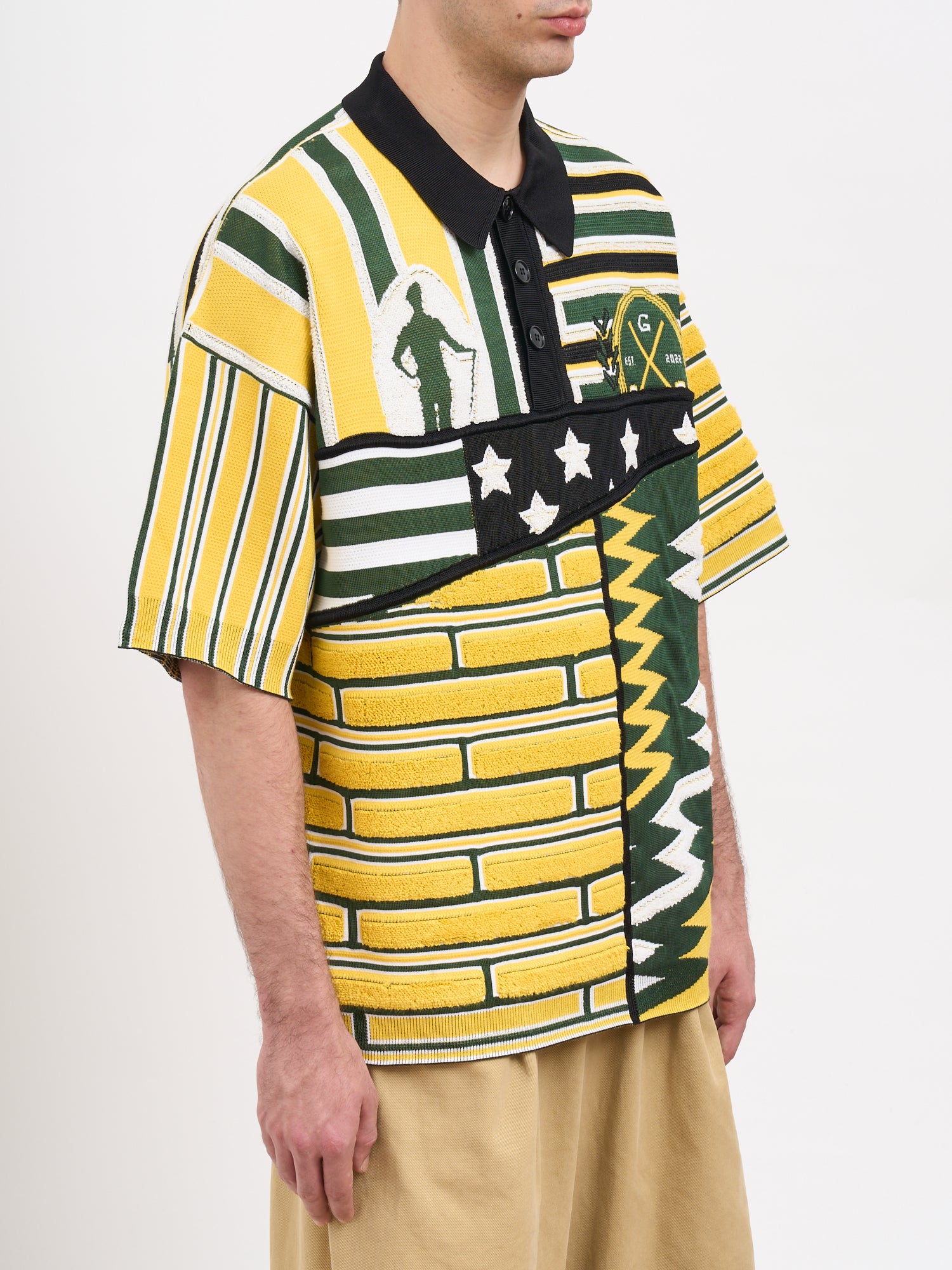 PDF Men's Short Sleeve Polo Shirt - Size M