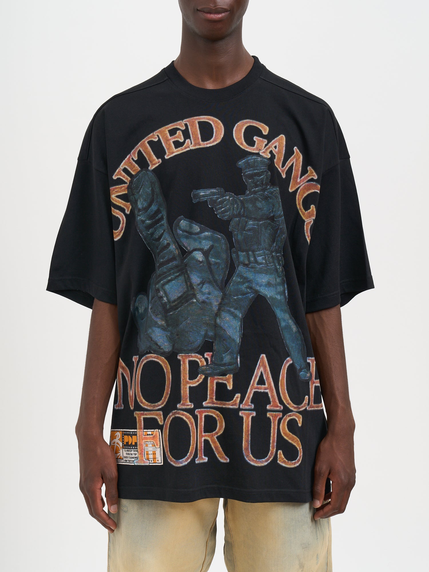 PDF Oversized Crewneck T-Shirt for Men - Medium