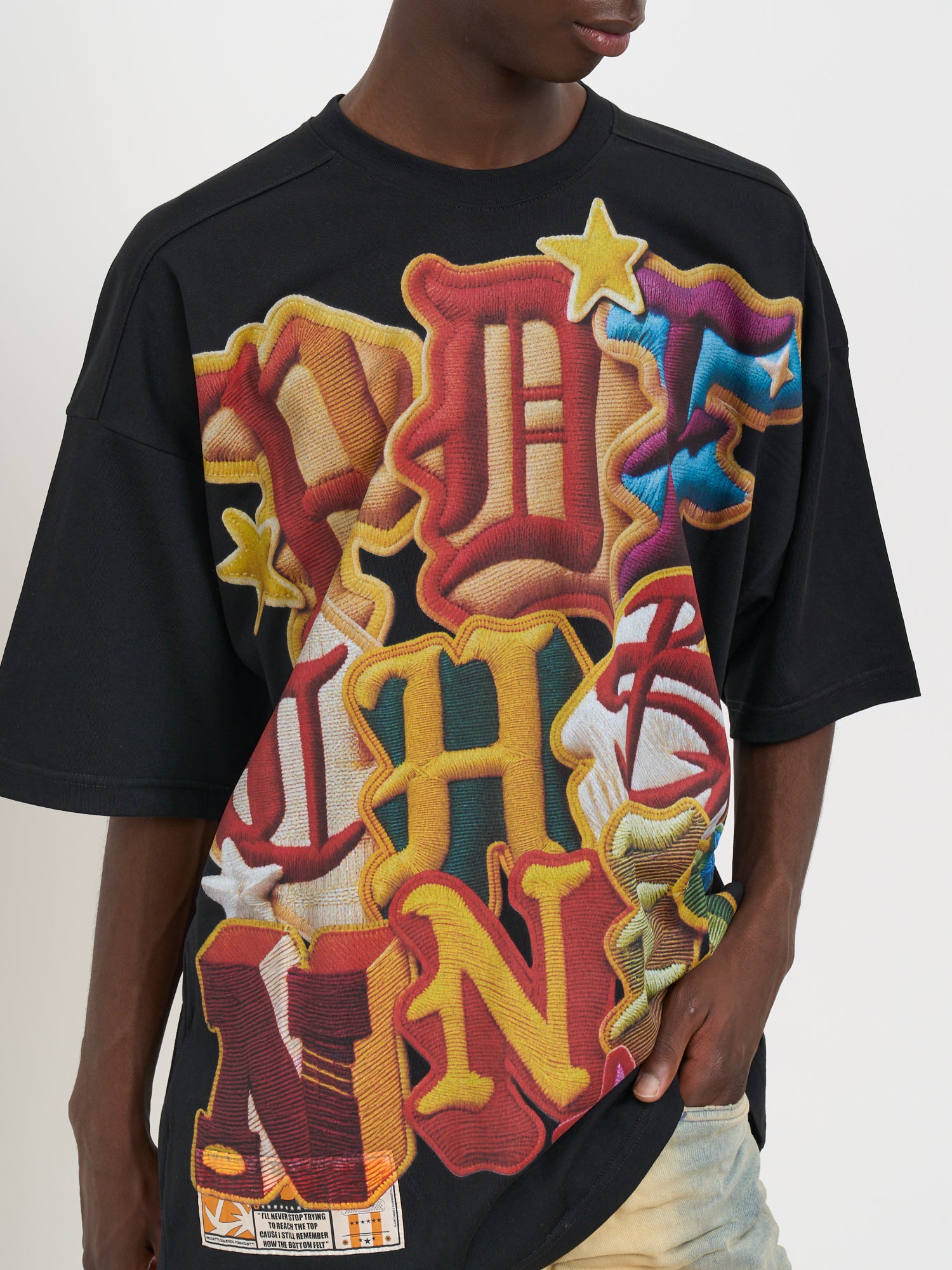 PDF Oversized Crewneck T-Shirt for Men - Size Medium