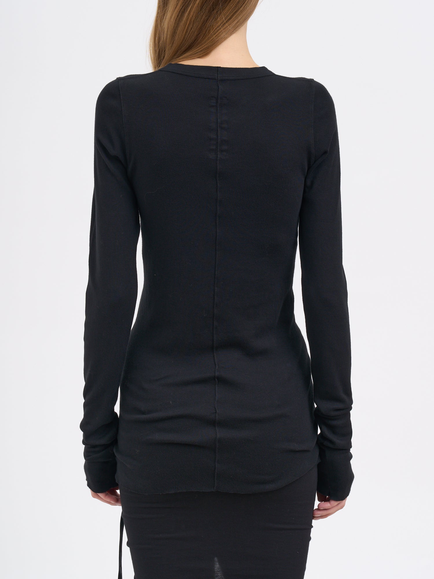 DRKSHDW Slim Fit Long Sleeve Crew Neck T-Shirt - Size S