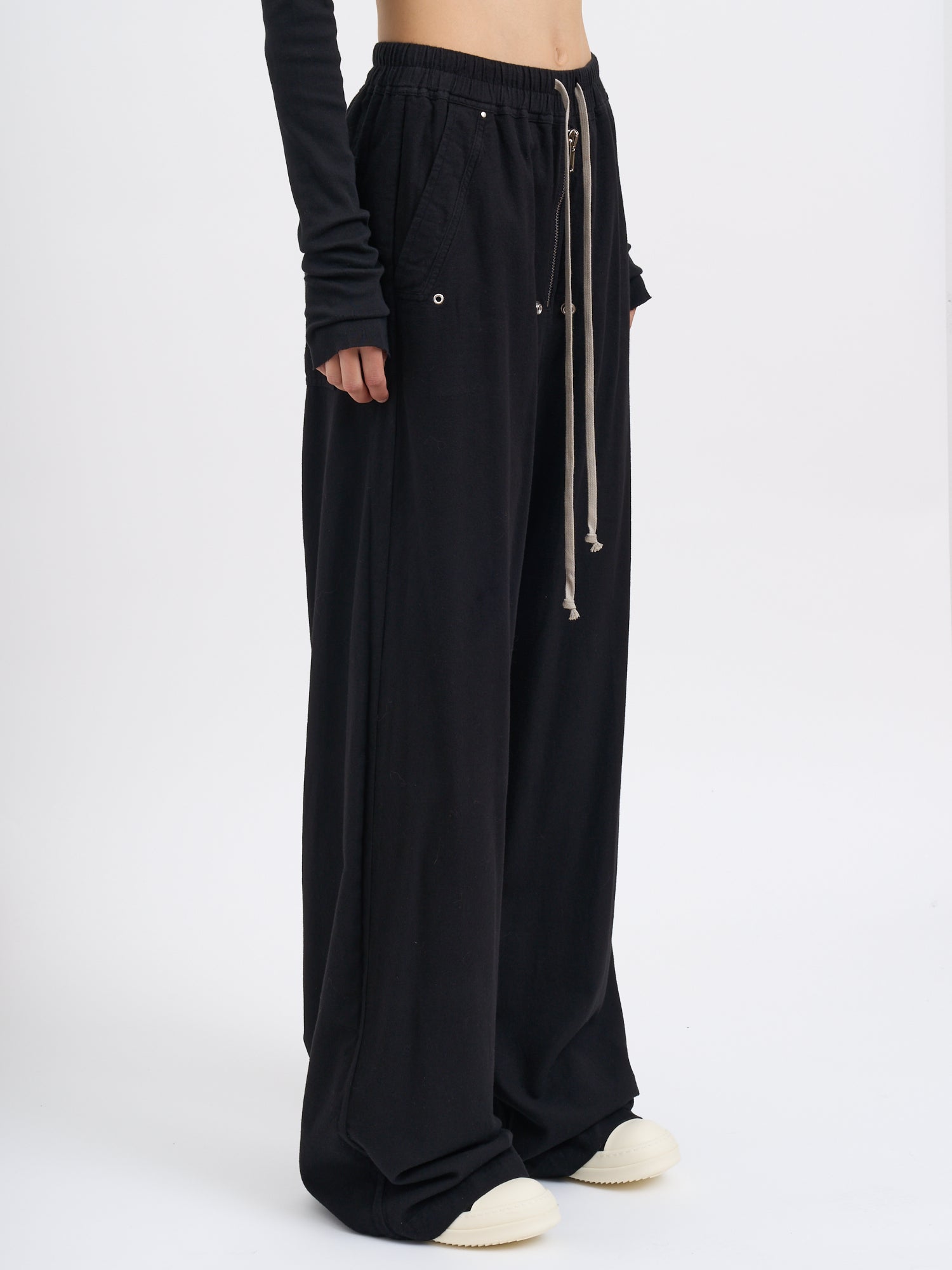 DRKSHDW Wide Leg Drawstring Pants - Size S